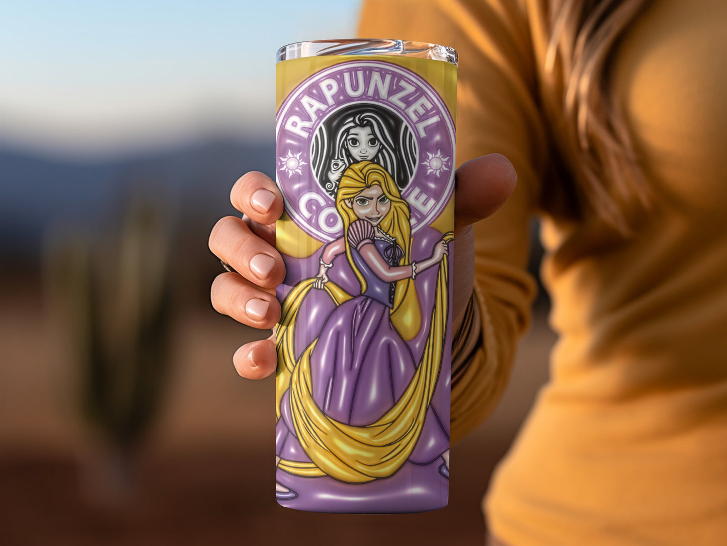 Rapunzel Coffee House Style Tumbler