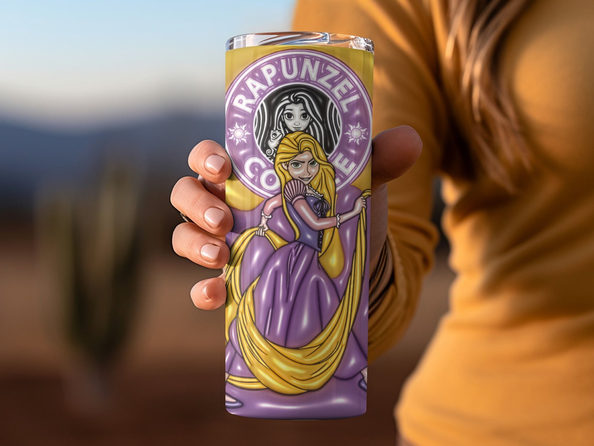 Rapunzel Coffee House Style Tumbler