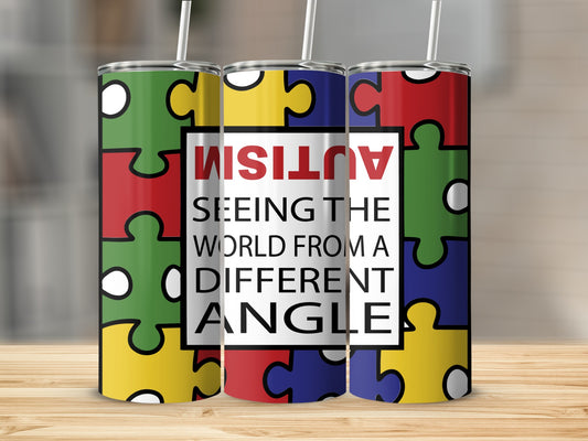 Seeing The World From A Different Angle tumbler