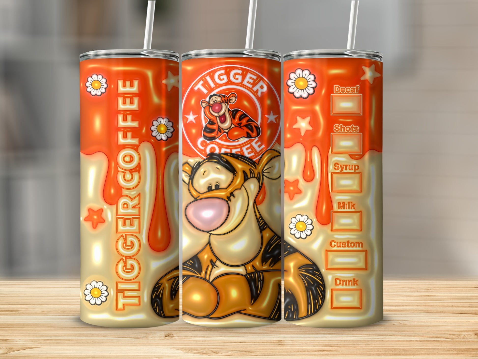 Tigger Coffee Beverage Can with Customization Options