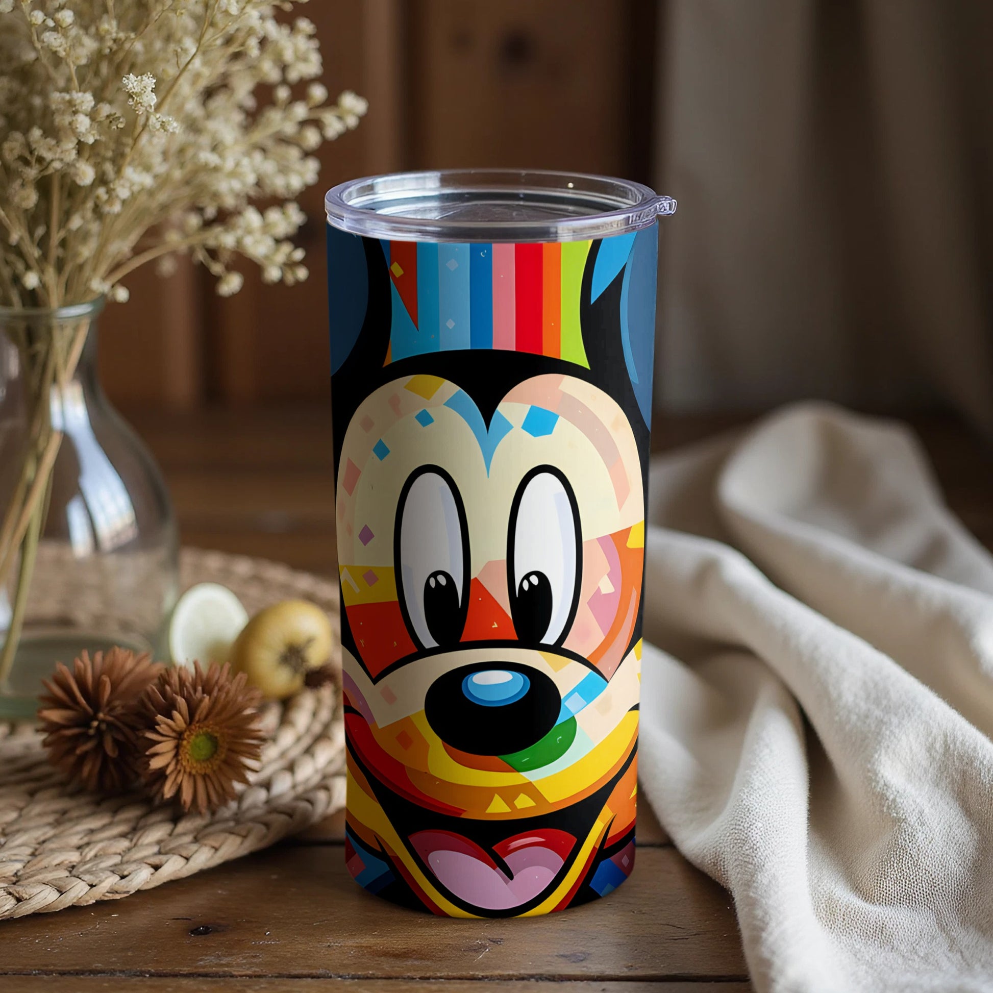 Colorful Cartoon Character Vacuum Insulated Tumbler