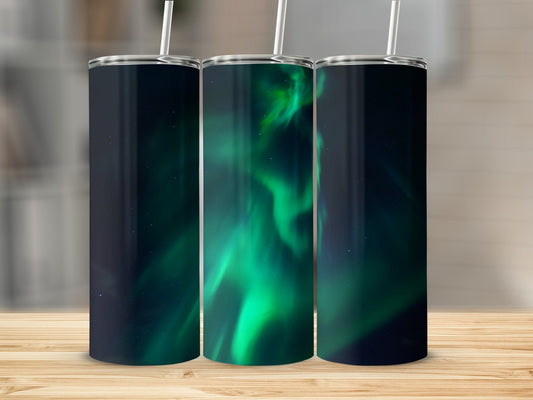 Northern Lights Design Stainless Steel Tumbler