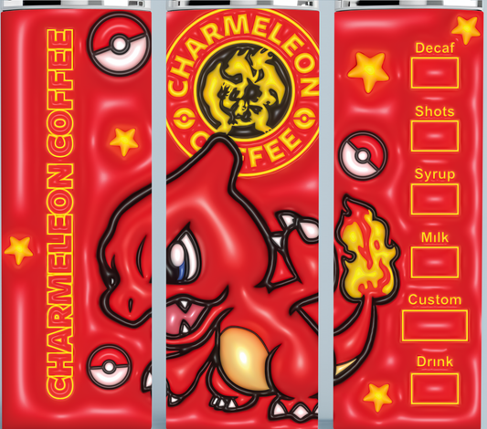Charmeleon Coffee Pokemon Starbucks tumbler