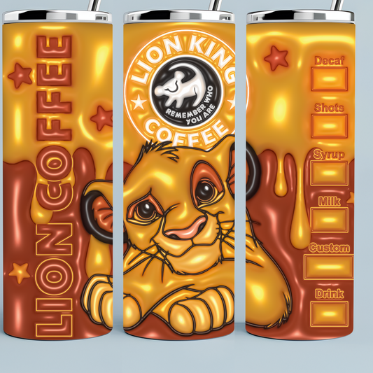 Lion Coffee Tumbler