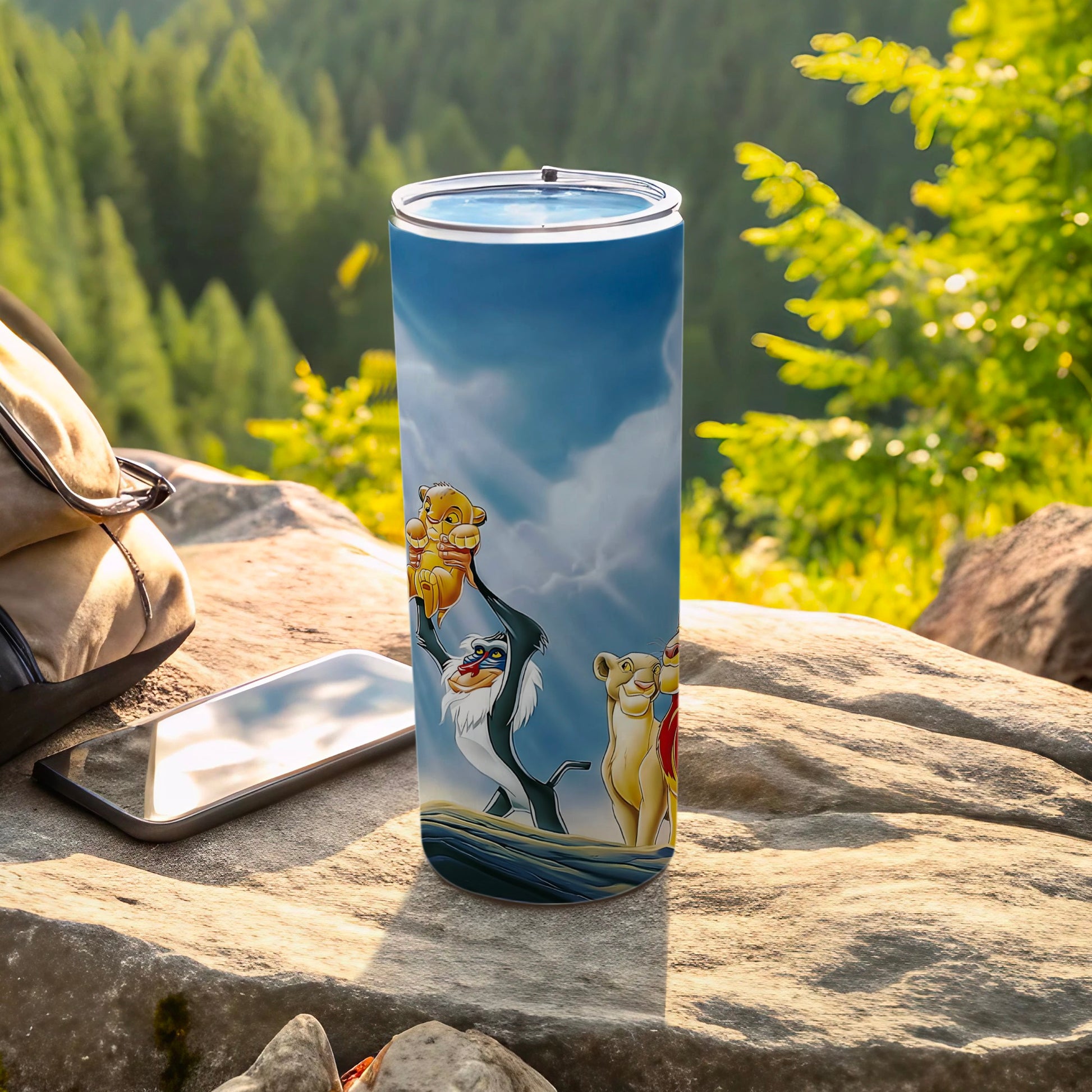 Lion King Scene Insulated Tumbler Flask