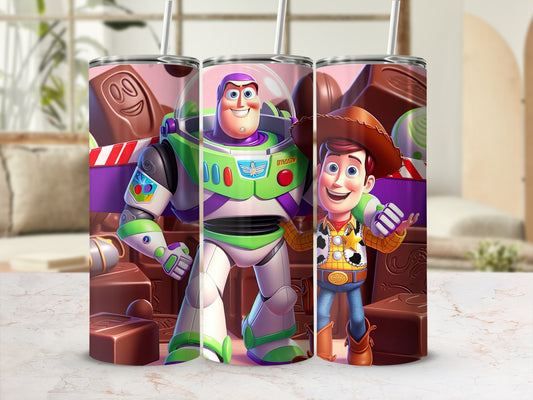 Buzz Lightyear and Woody Design Tumbler Cup