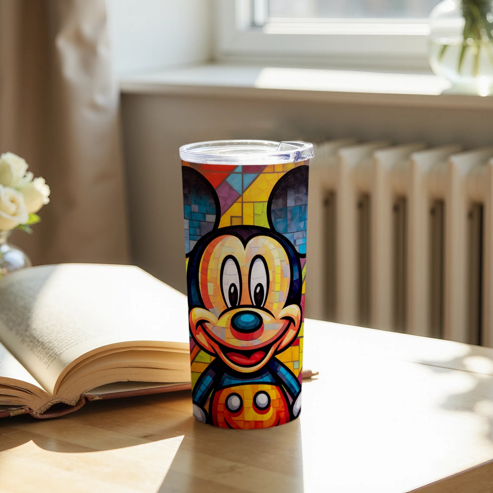 Colorful Mickey Mouse Design Insulated Tumbler