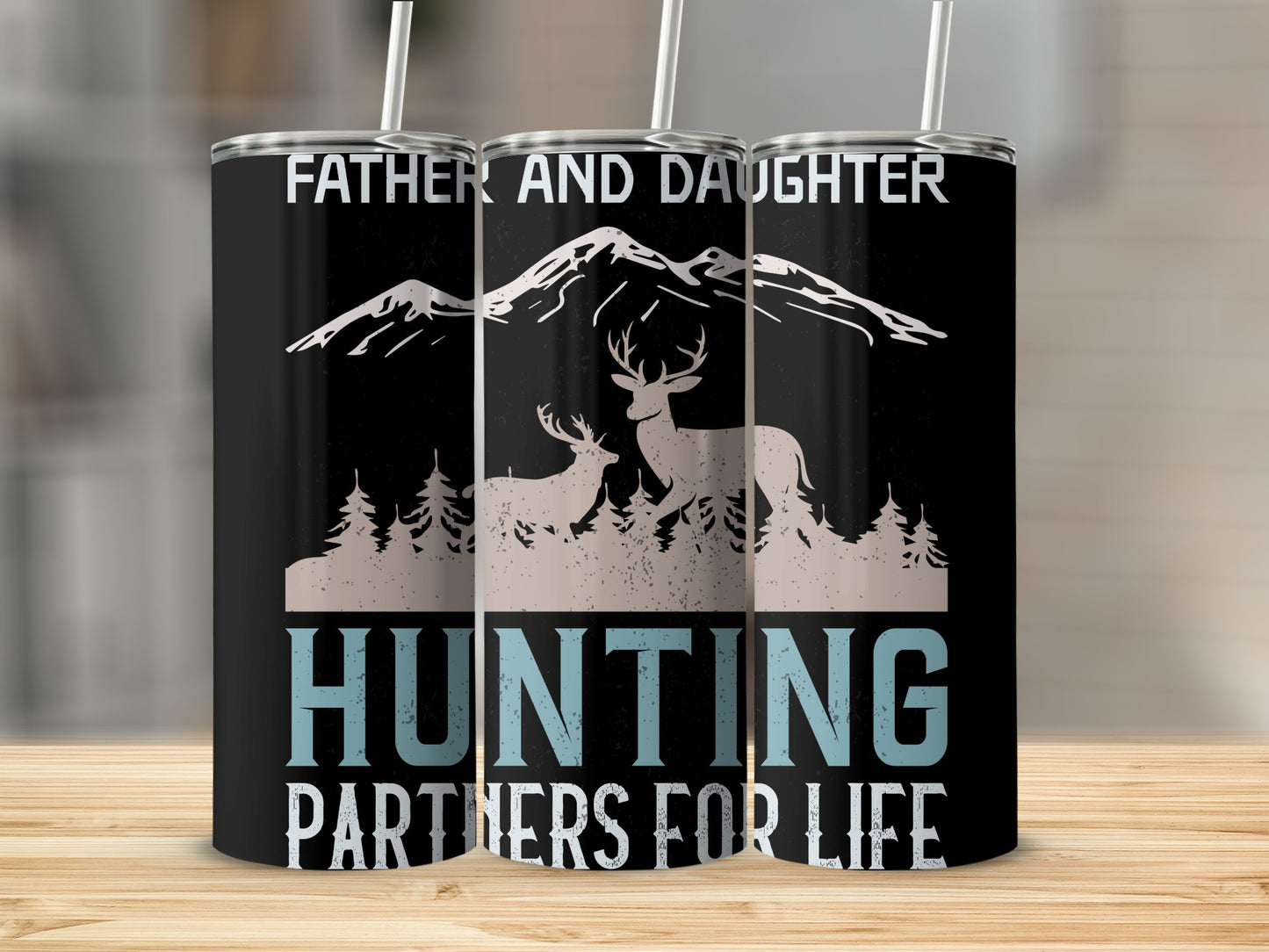 Father And Daughter Hunting Partners For Life Tumbler