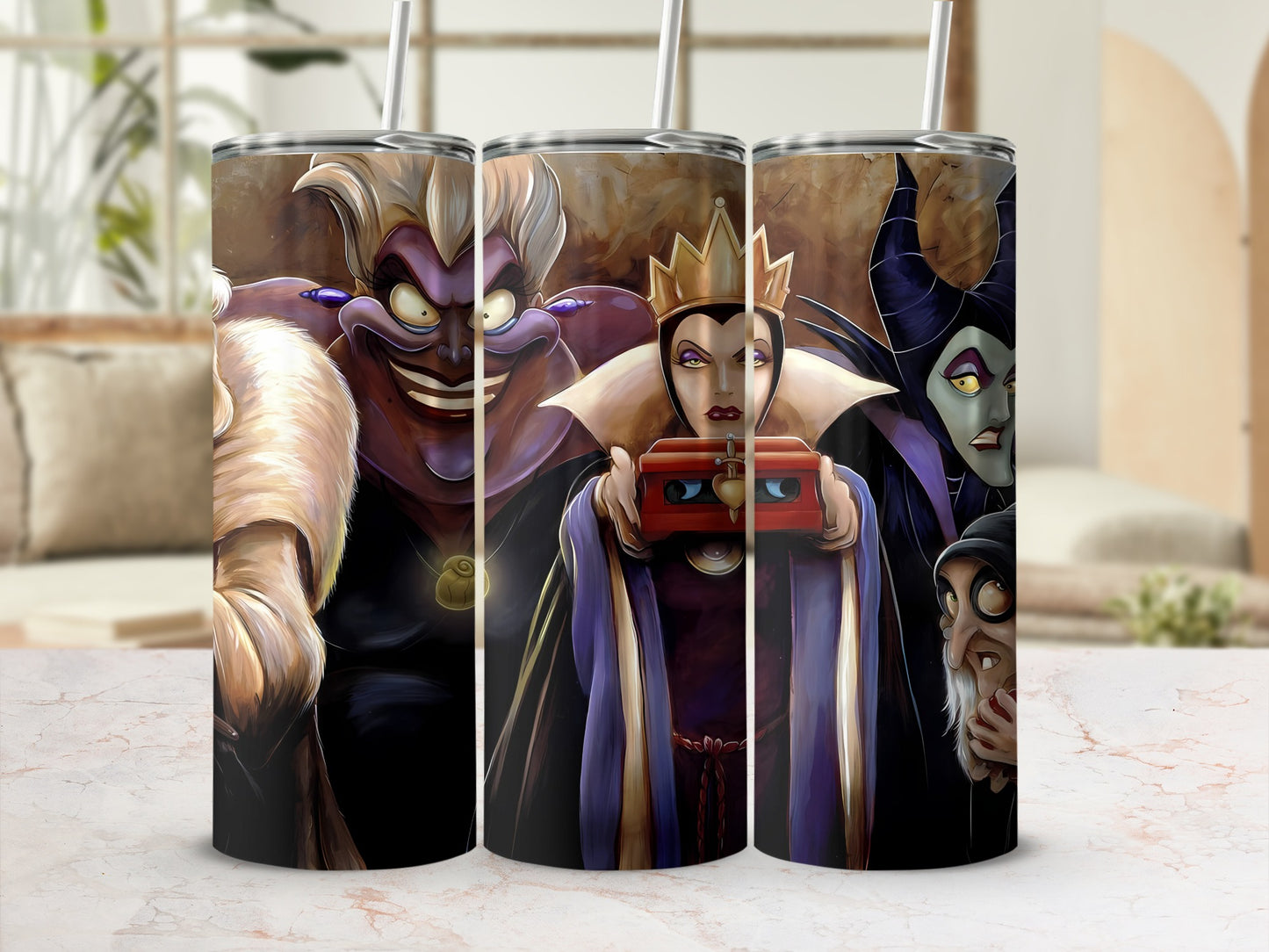 Disney Villains Design High-Quality Tumbler Cup