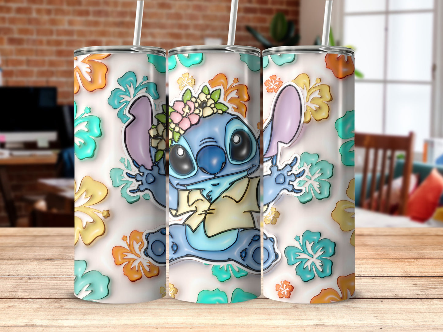 Colorful Cartoon Character Themed Drinkware Accessory