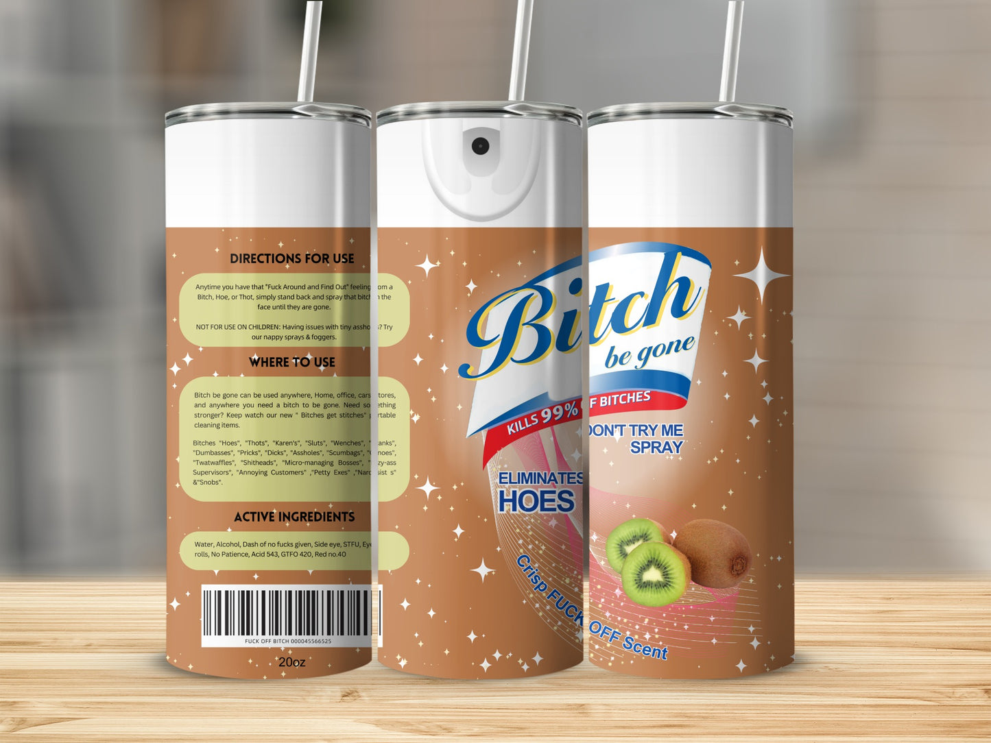 Bitch Be Gone Spray Eliminates Hoes Crisp Scent