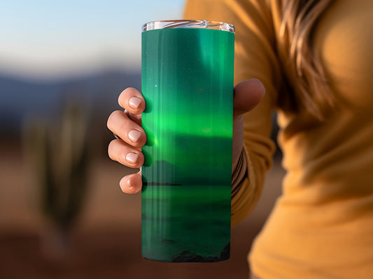 Stunning Northern Lights Tumbler For Everyday Use