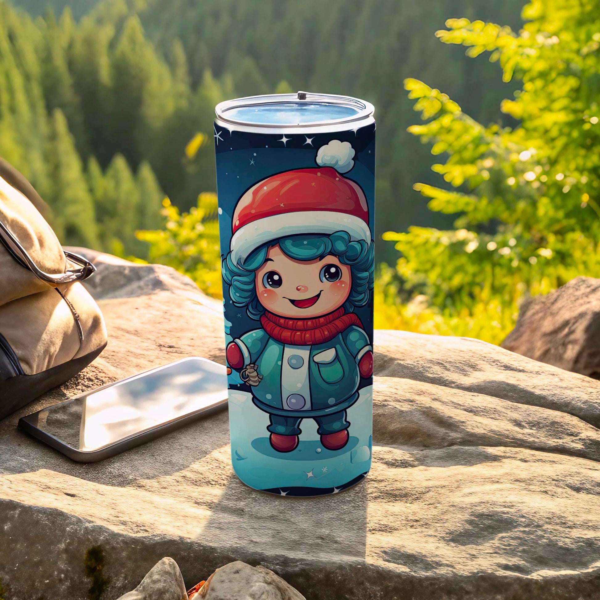 Festive Holiday Character Insulated Tumbler Cup