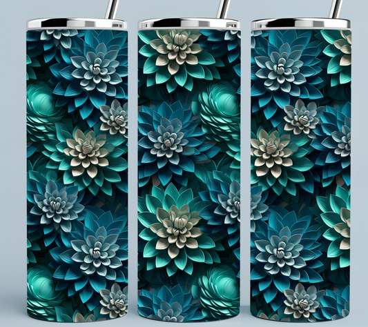 Emerald and Teal Tumbler