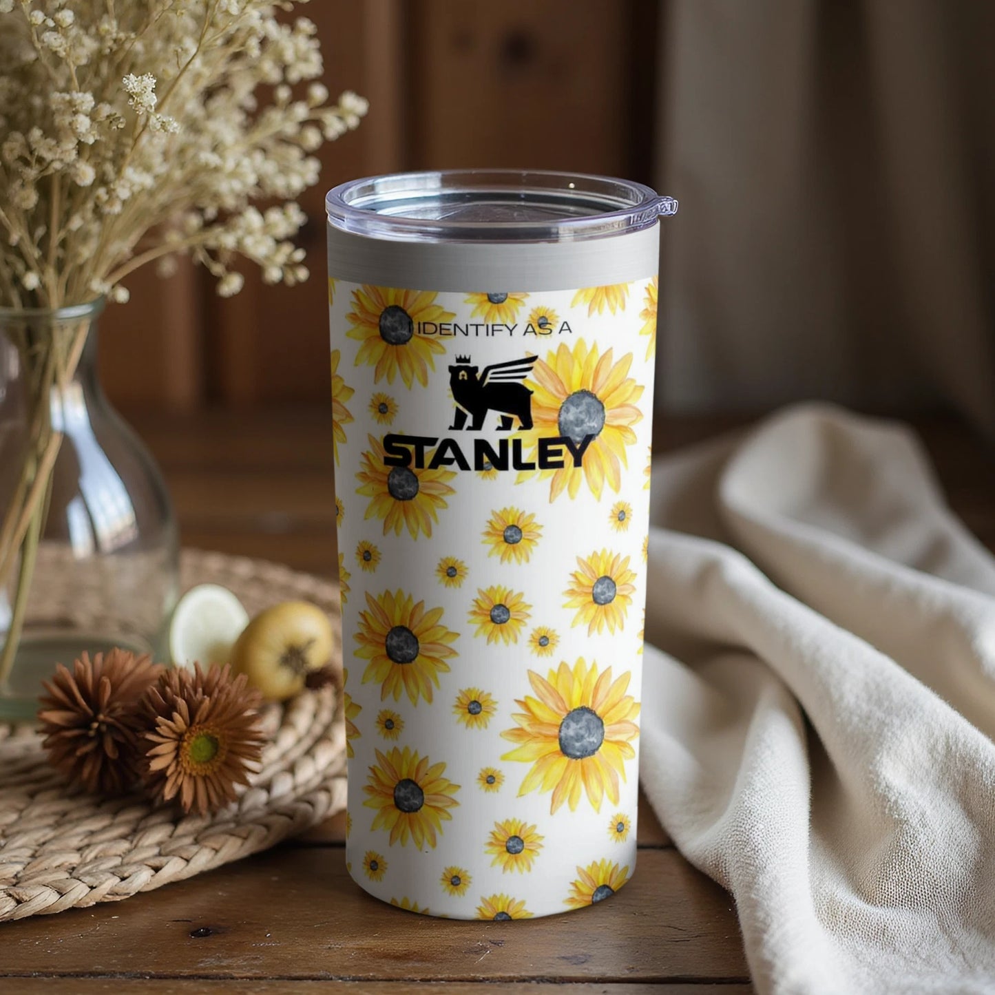 Sunflower Design Tumbler for Everyday Use