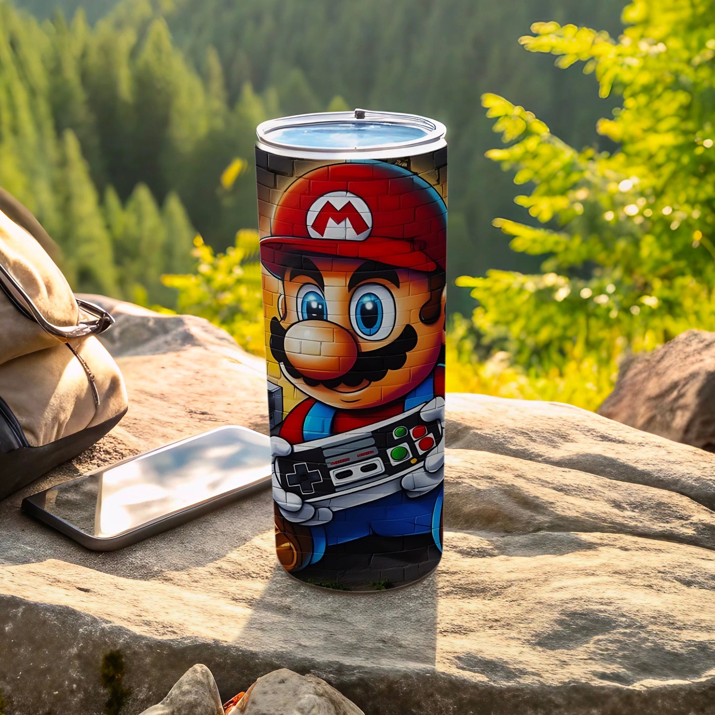 Retro Video Game Character Insulated Tumbler Cup