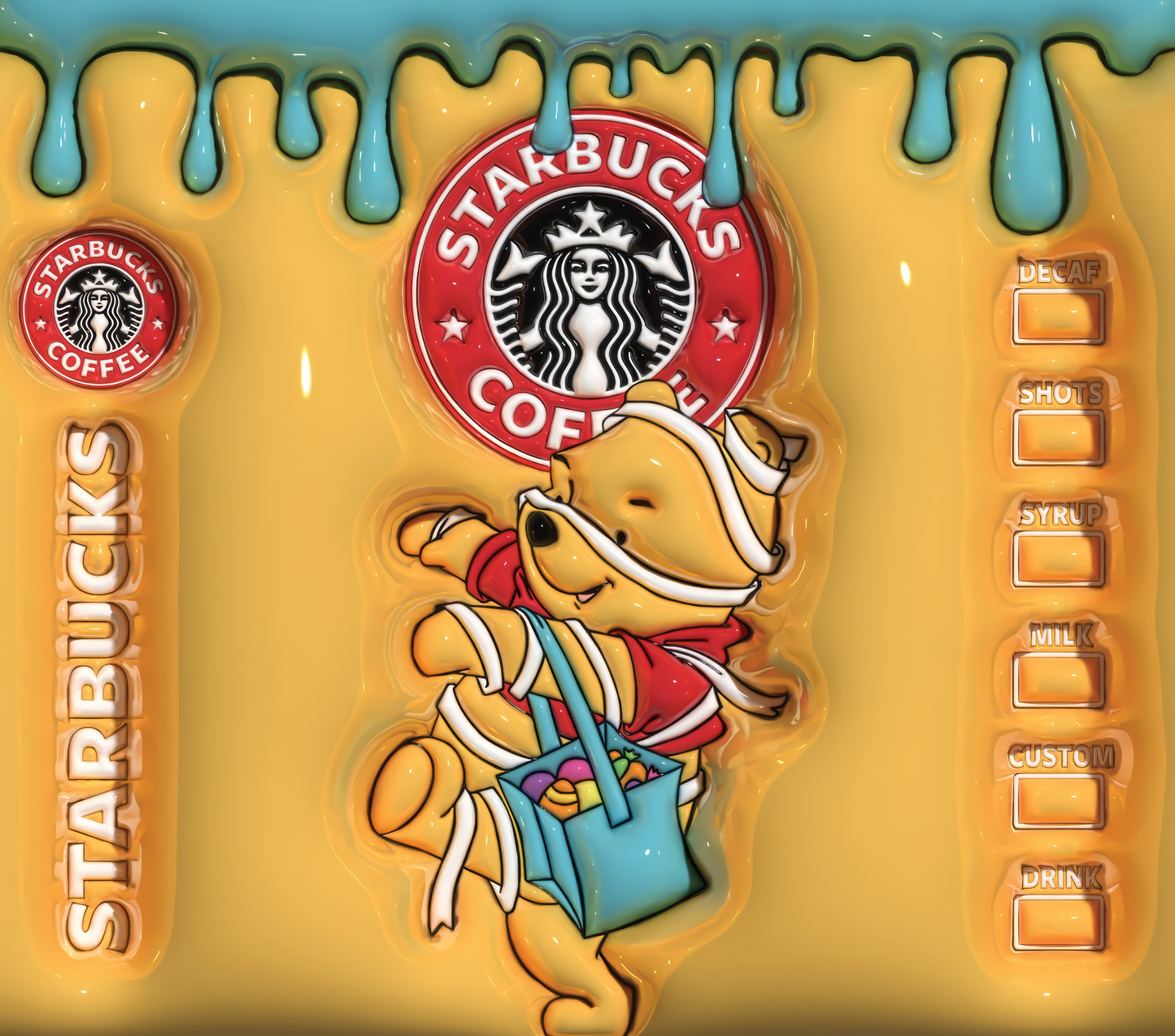 Winnie The Pooh Starbucks Mummy