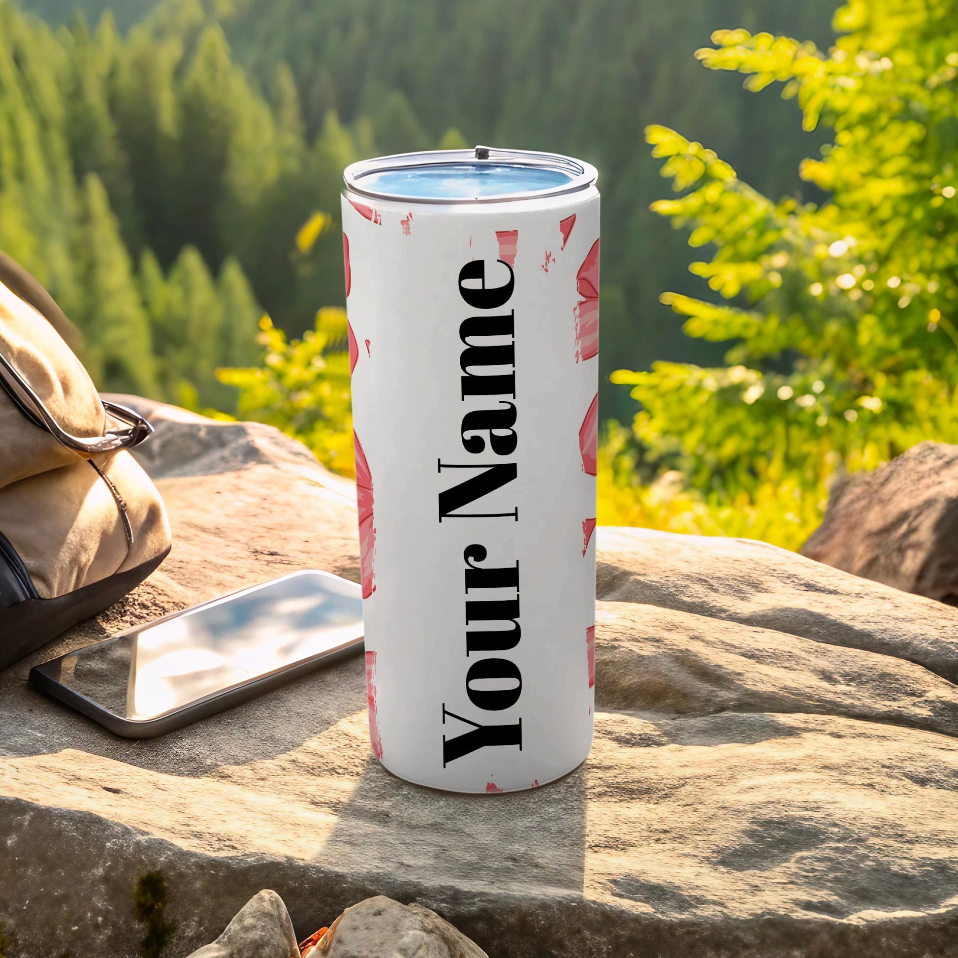 Customizable Travel Tumbler with Your Name Flask