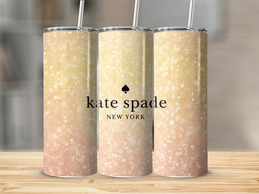Inspired By Fabulous Kate Spade New York Gold Bokeh Backdrop Design Tumblers