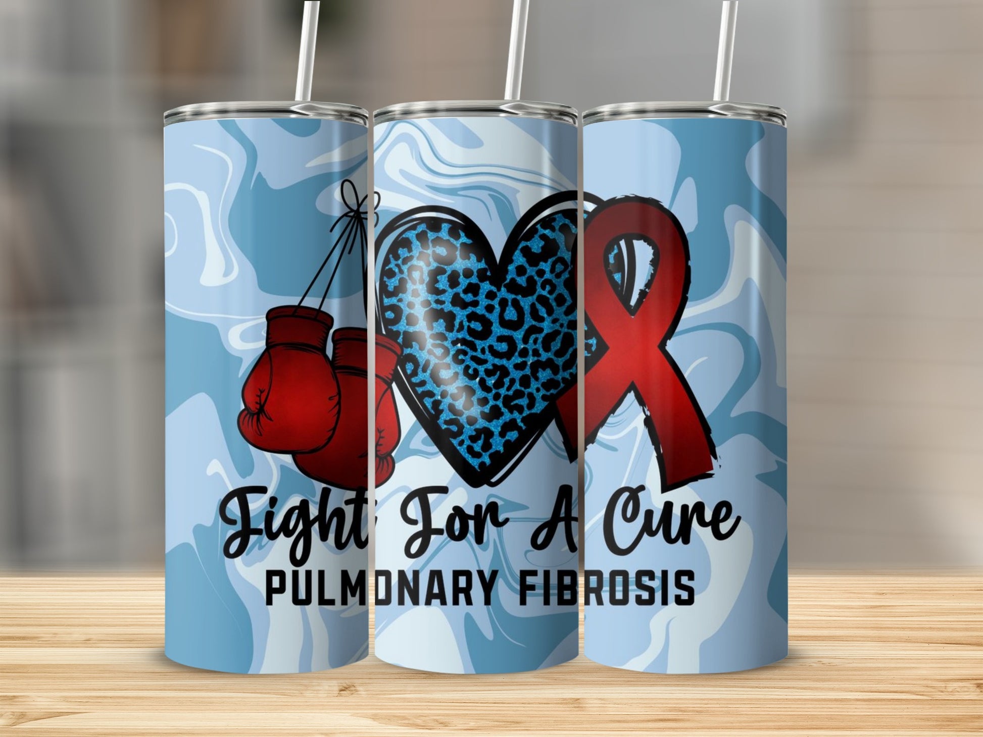 Fight For A Cure Pulmonary Fibrosis Tumbler Product