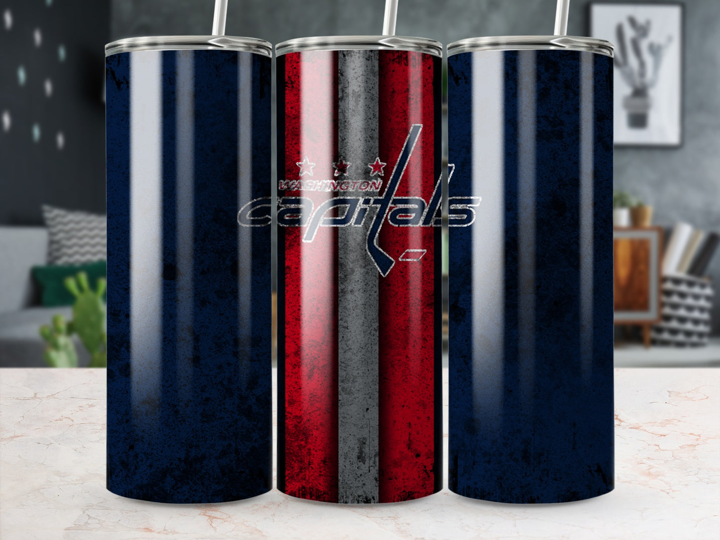Washington Capitals Distressed Tumbler 20 oz