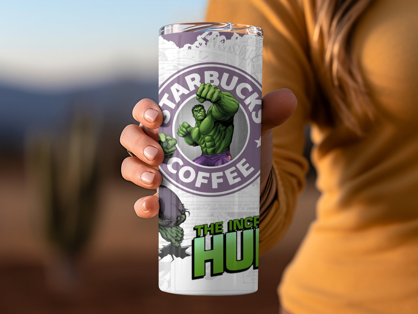 Starbucks Coffee The Incredible Hulk Tumbler