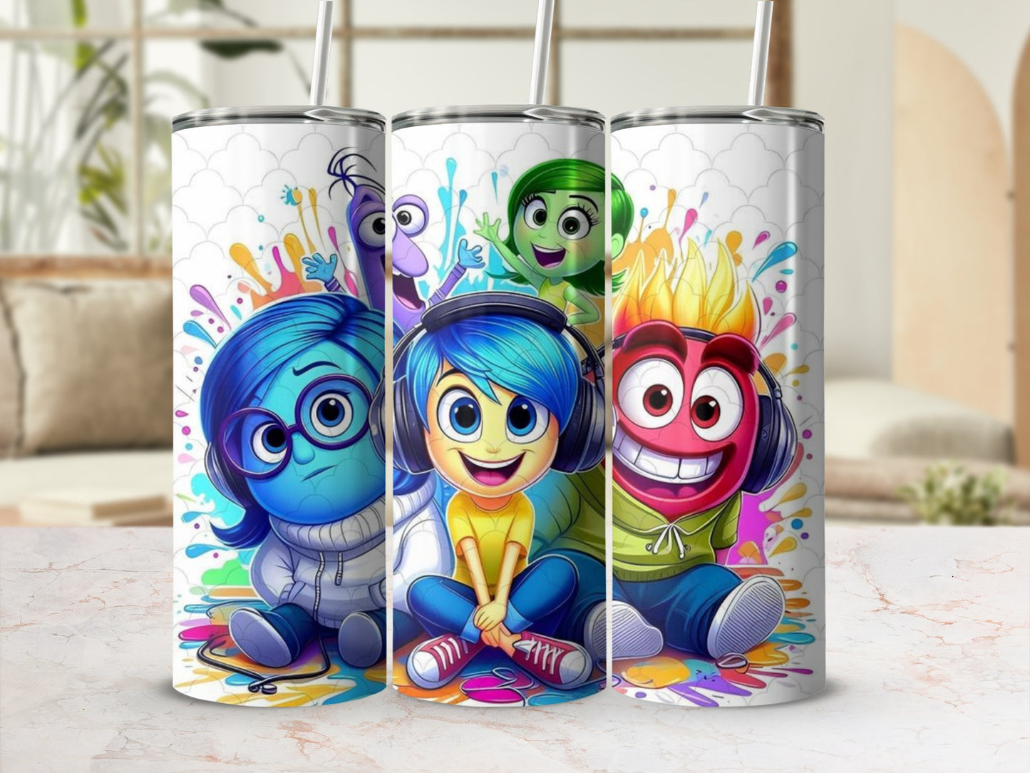 Colorful Cartoon Characters Insulated Stainless Steel Tumbler