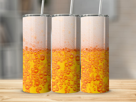 Beer Froth Amber Brew Bubbles Refreshment Drink Tumblers
