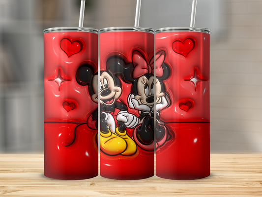 Mickey and Minnie Mouse Tumblers Red Themed Tumbler Product