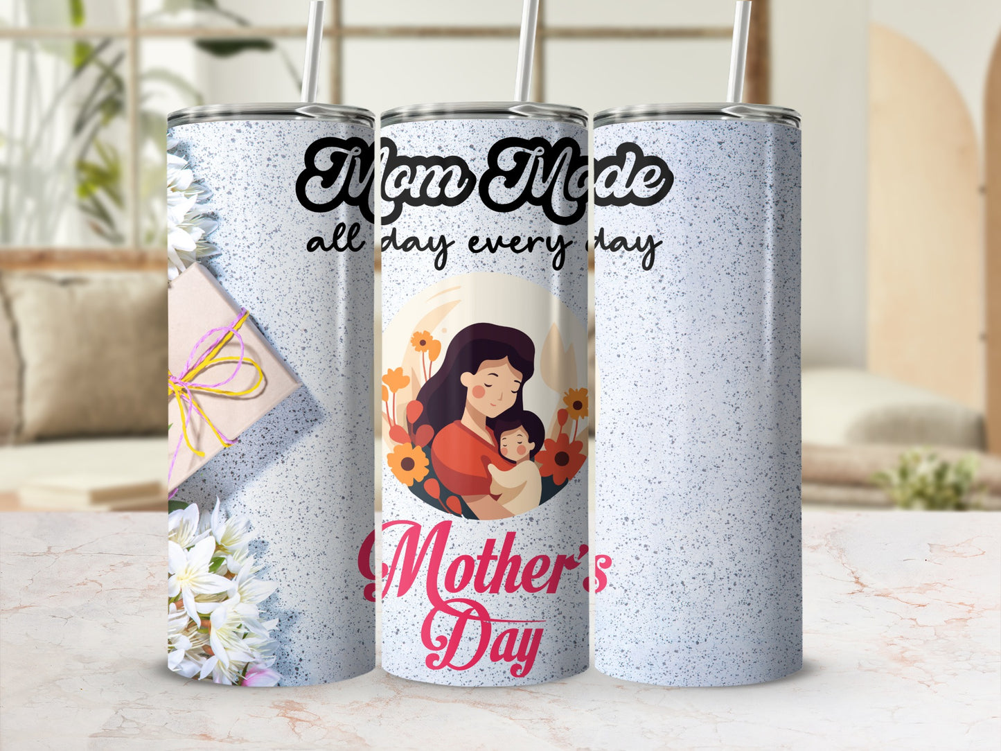 Mother's Day Mom Mode All Day Everyday Tumbler