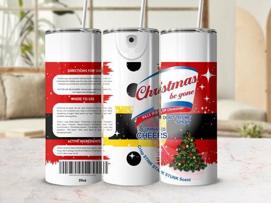 Christmas Be Gone Spray with Crisp Stink Stank Stunk Scent