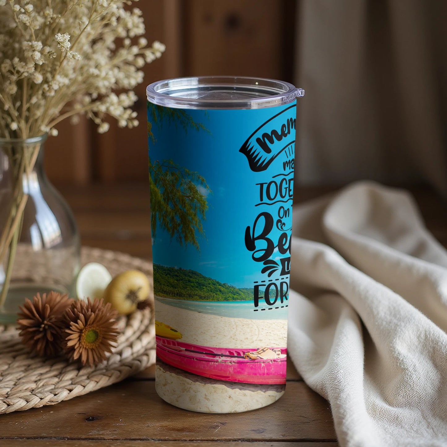 Memories Made Together on Beach Forever Tumbler