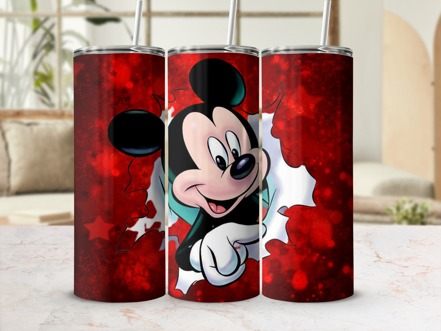 Mickey Mouse Breaking Wall Tumbler for Unique Drinkware