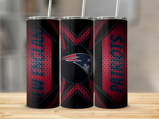 New England Patriots Team Design Sports Fanatic Tumblers