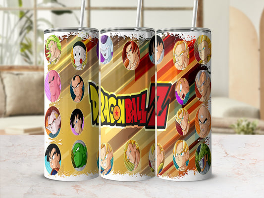 Dragon Ball Z Anime Characters Themed Tumbler Collection