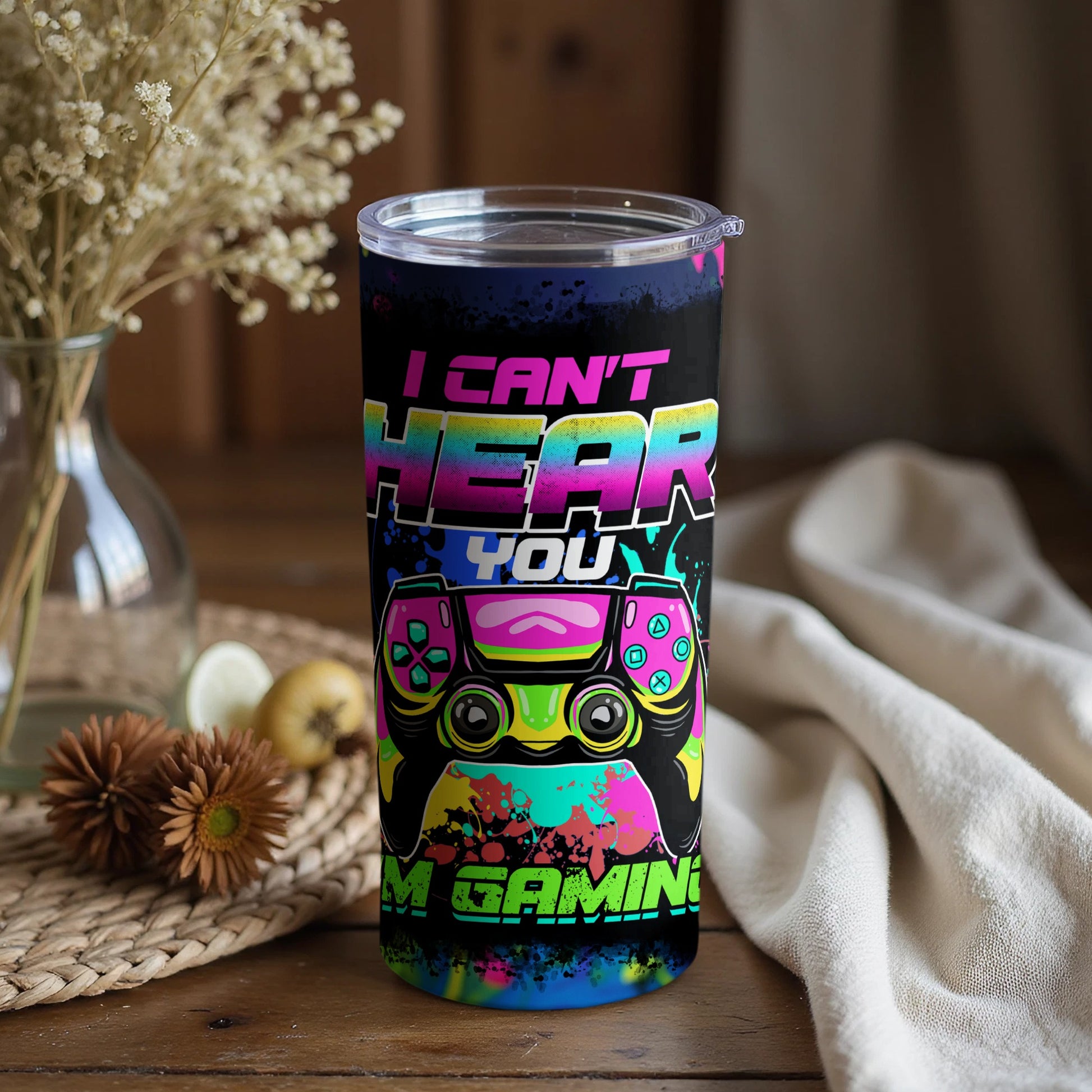 I Can't Hear You I'm Gaming Colorful Fun Mug