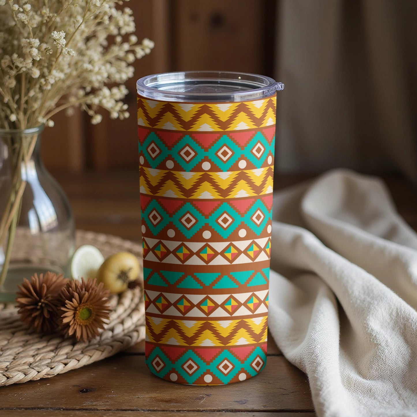 Intricate Geometric Pattern Tall Tumbler product