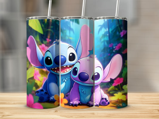 Cute Cartoon Character Double-Walled Tumbler