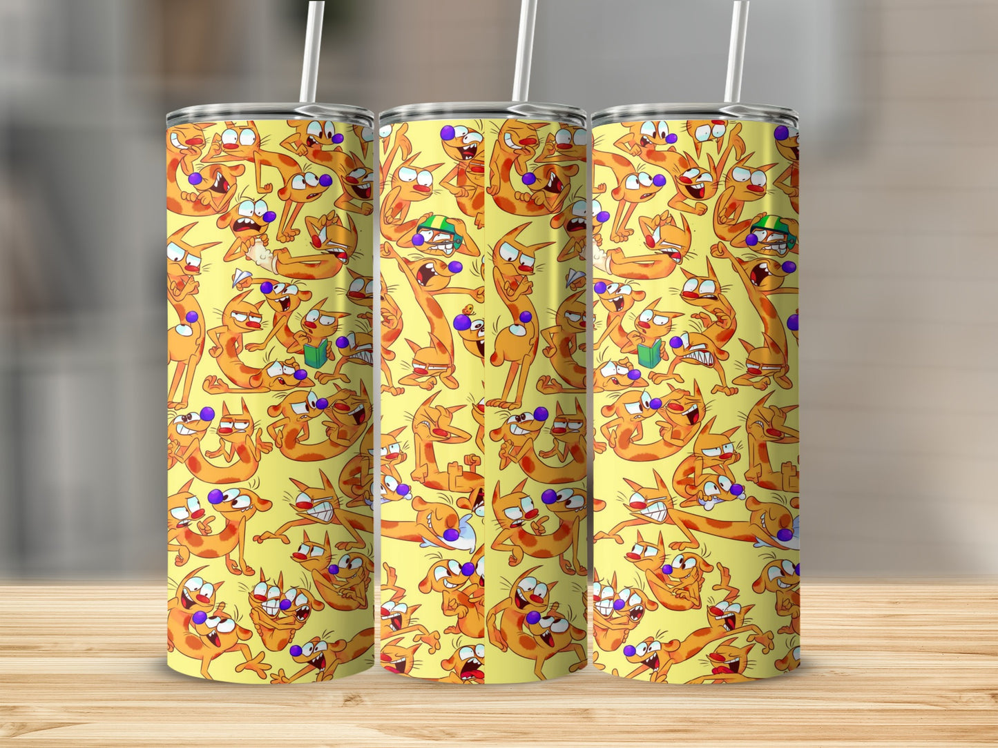 Funny Cartoon Characters Pattern Tumbler Cup Product