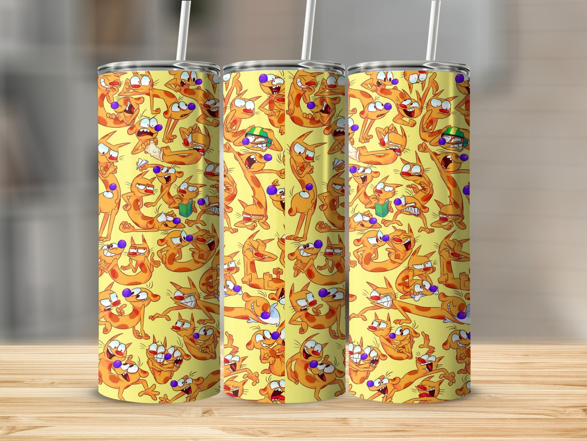 Funny Cartoon Characters Pattern Tumbler Cup Product