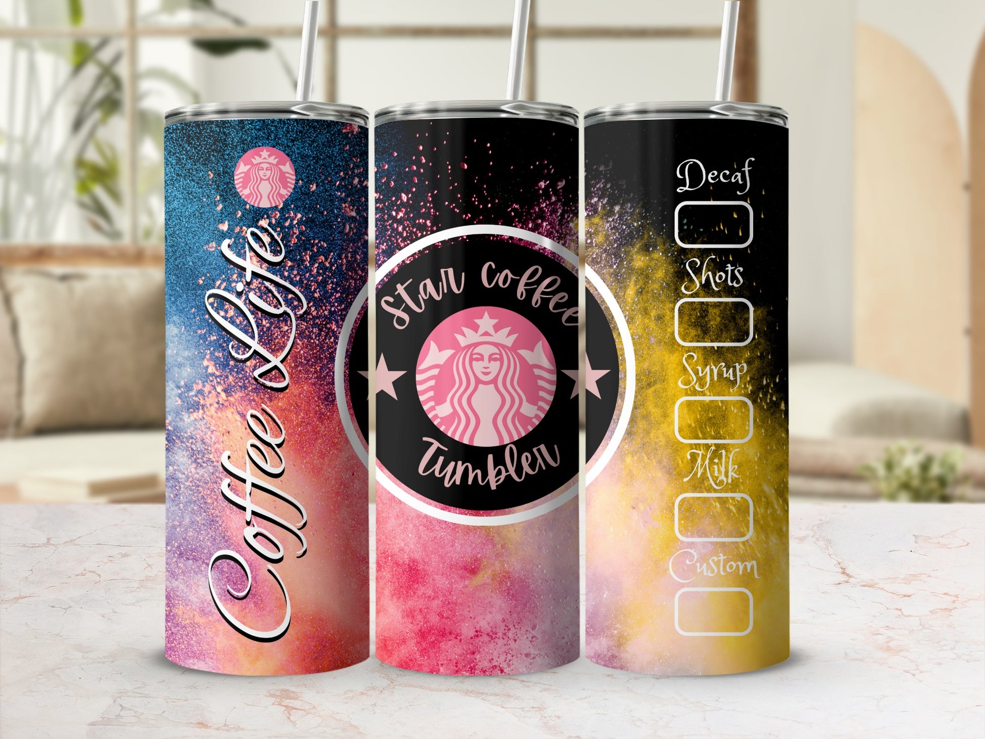 Star Coffee Life Insulated Tumbler for Coffee Lovers