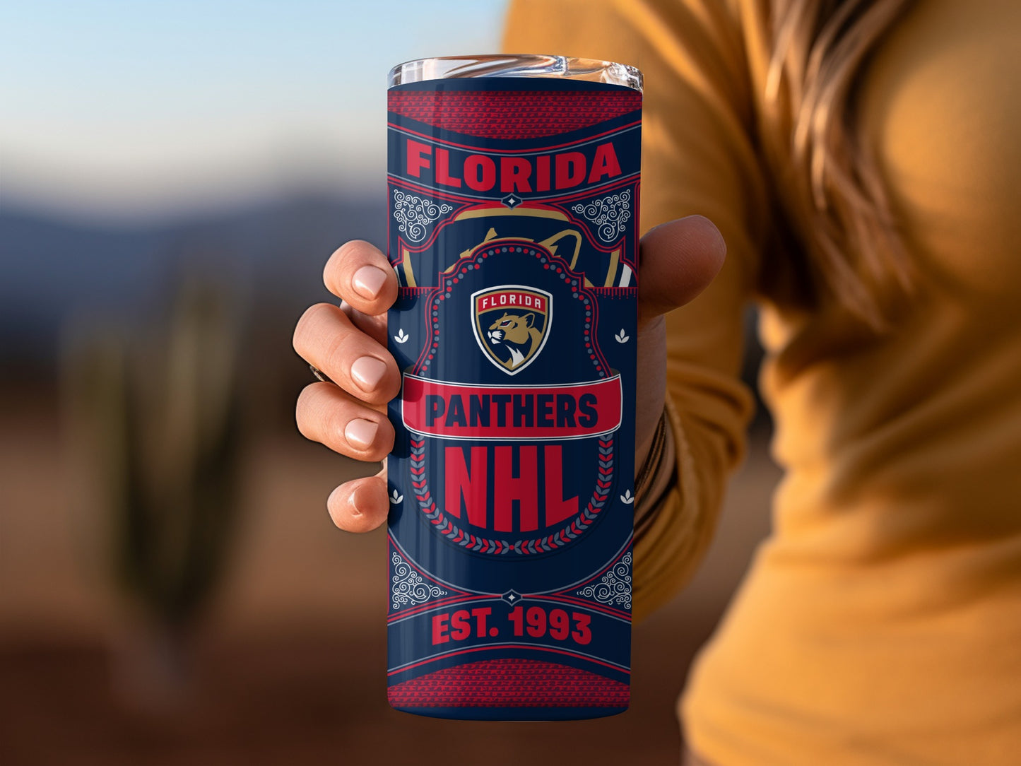 Florida Panthers NHL Established 1993 Design Tumbler