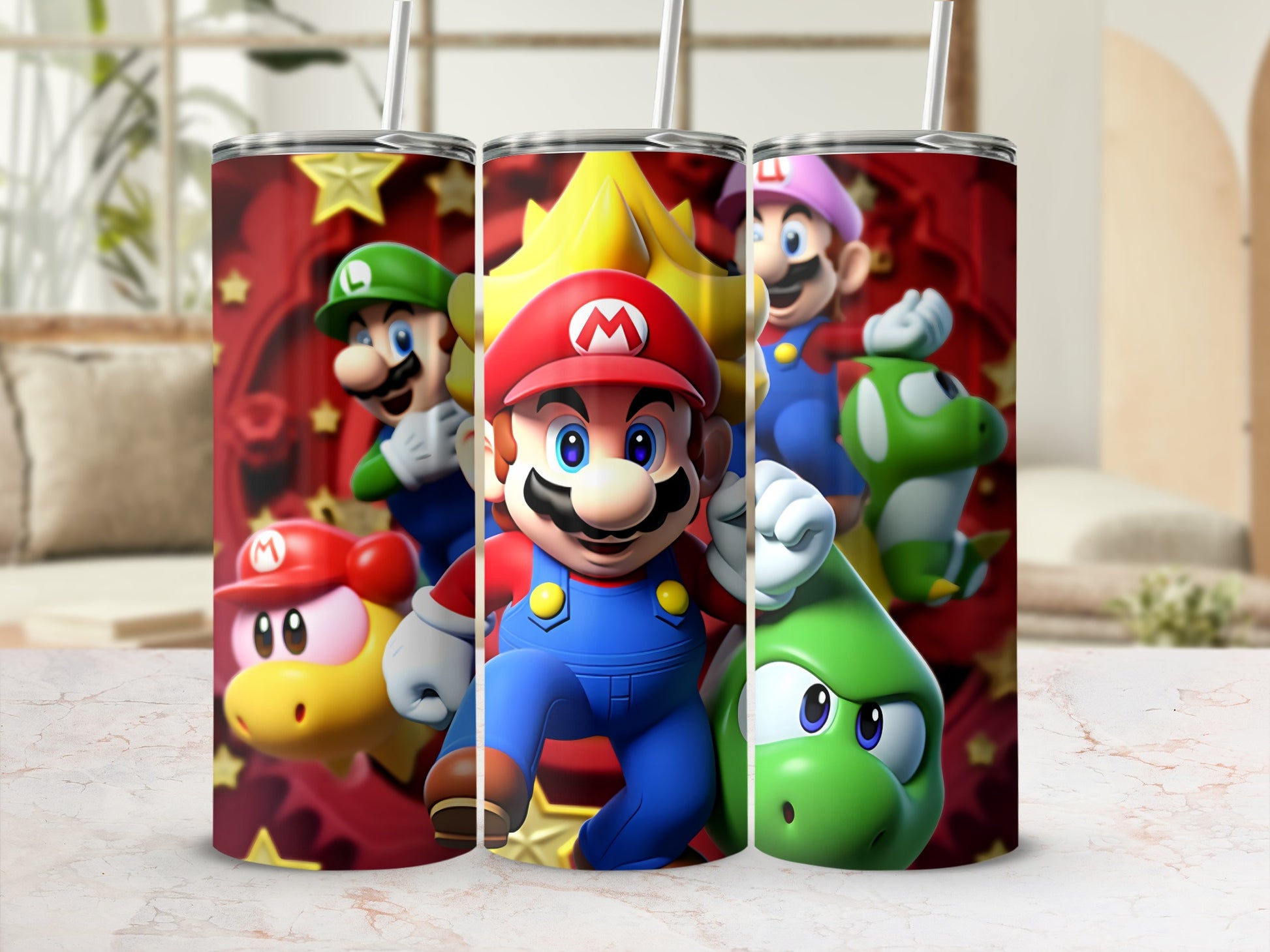 Super Mario Brothers Colorful Insulated Drinkware