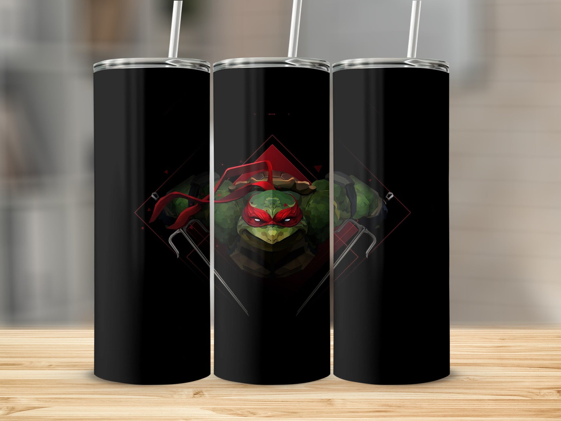 Cool Ninja Turtle Graphic Insulated Tumbler Cup