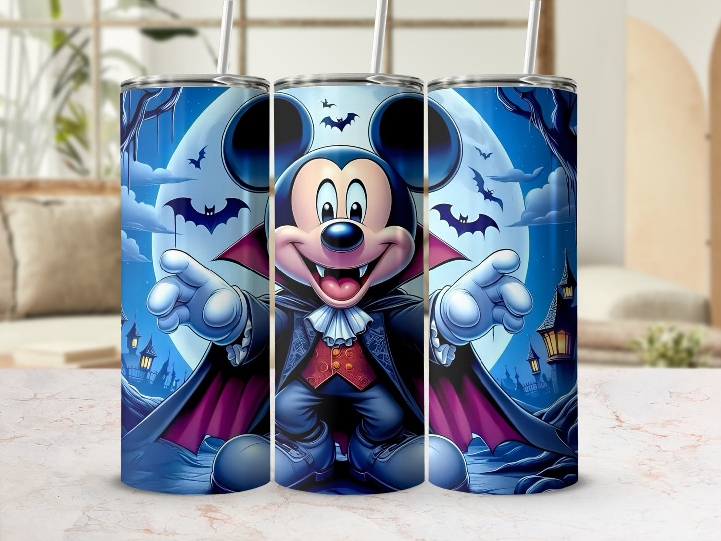 Vampire Mickey Mouse Halloween Themed Tumbler Product