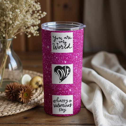 Valentine's Day Love Themed Tumbler Perfect Gift