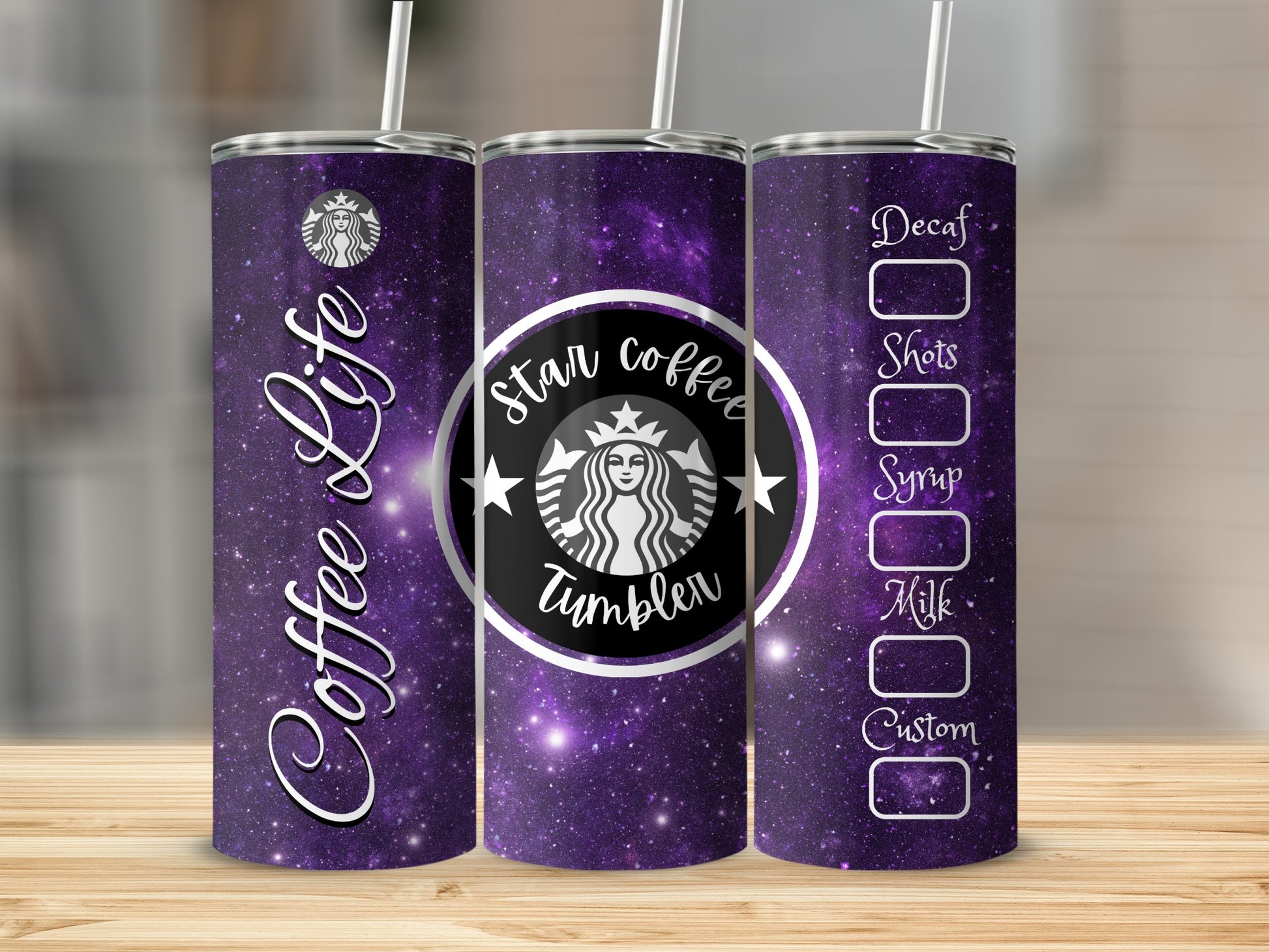 Star Coffee Life Tumbler for Coffee Lovers