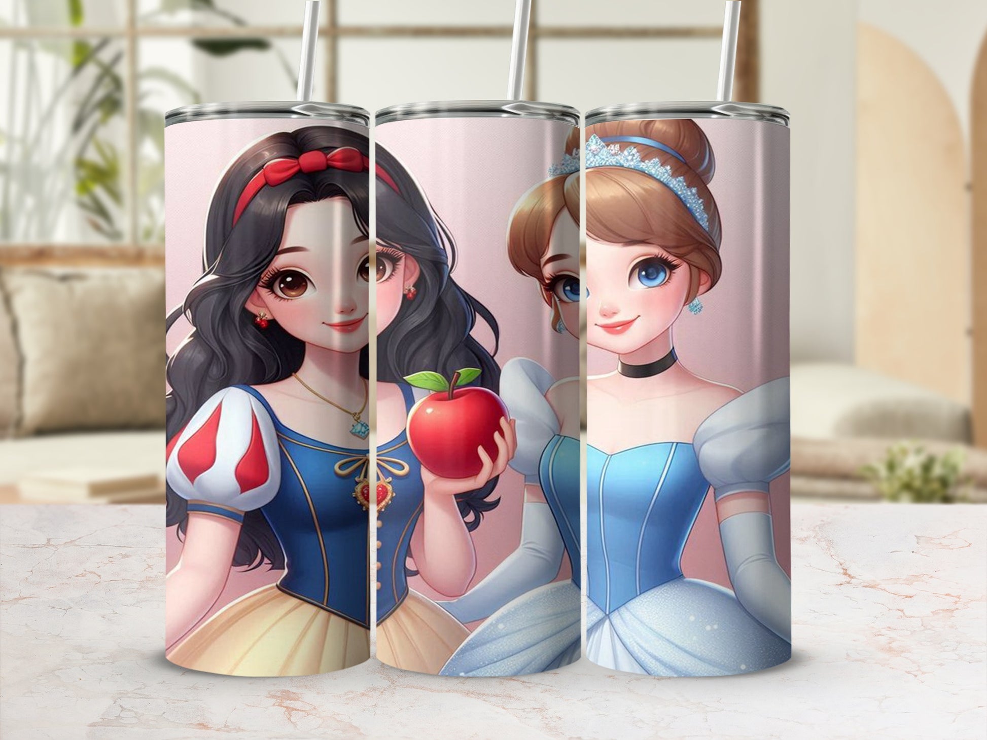 Enchanting Fairy Tale Character Tumblers Collection