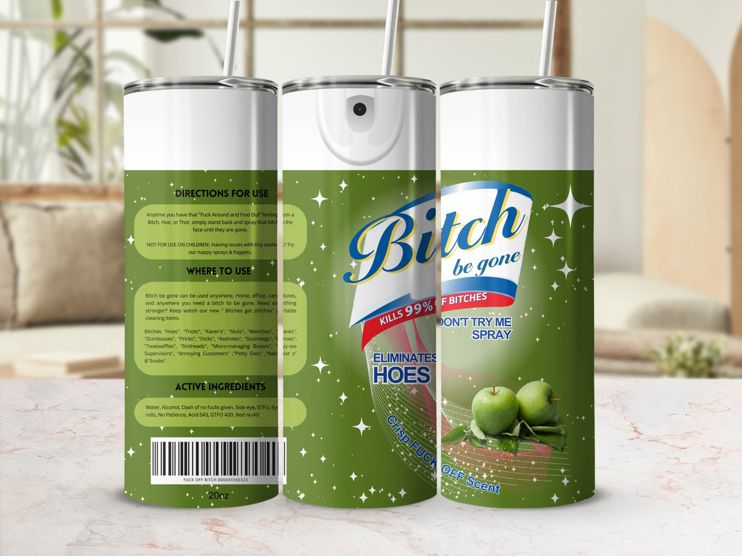 Bitch Be Gone Spray Kills 99 Percent of Bitches Spray