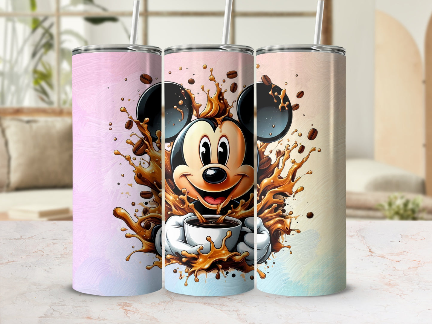 Cute Cartoon Character Design Tumblers for Kids